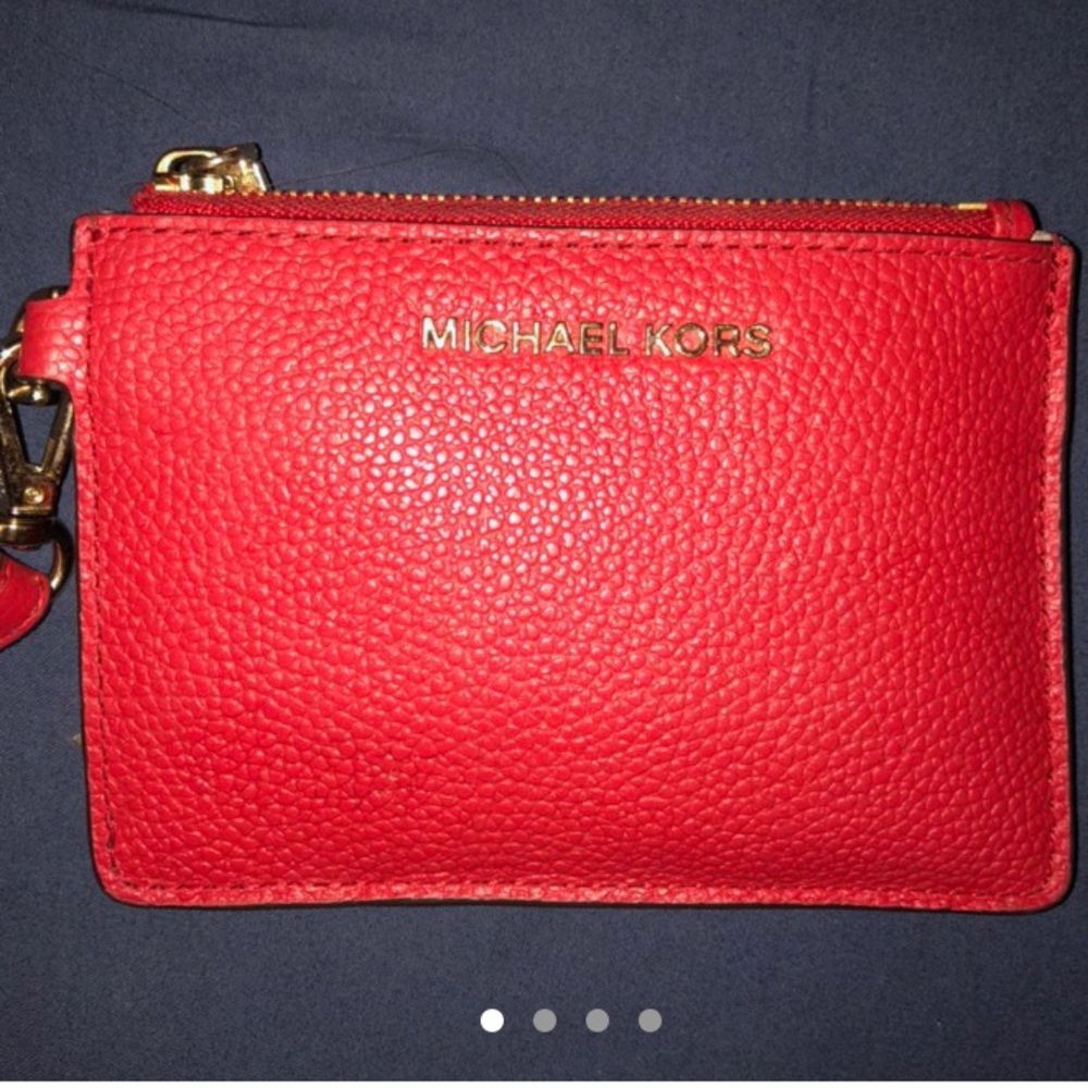 Bright red Michael Kors wallet